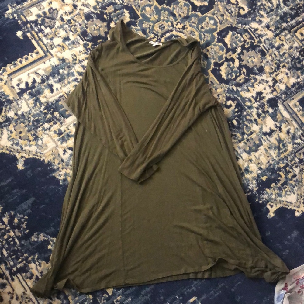 Olive green redshirt dress